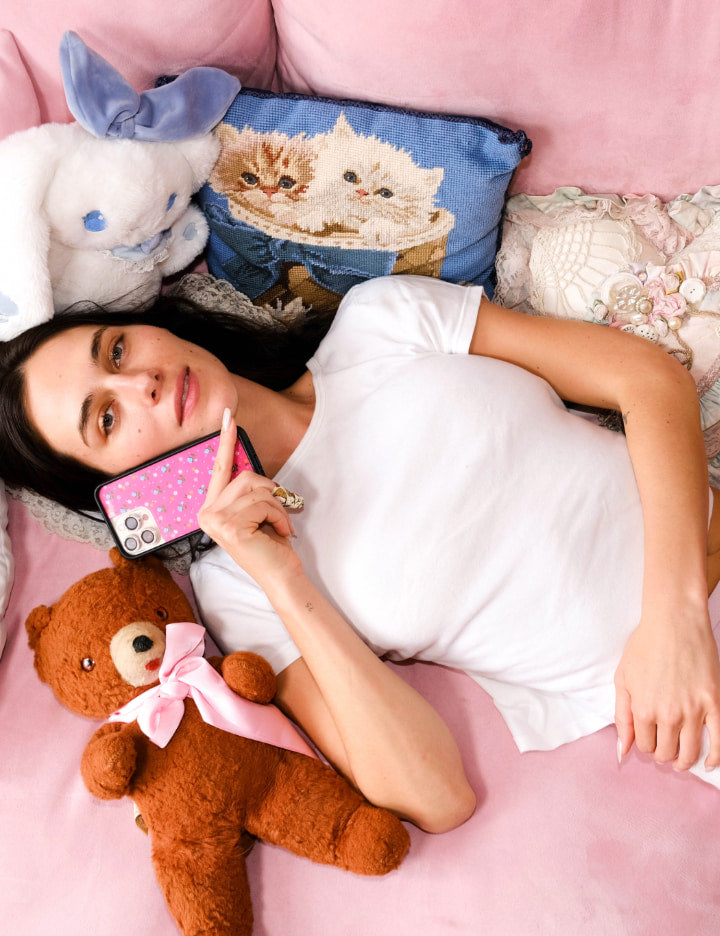 Pink Dainty Florals iPhone Case