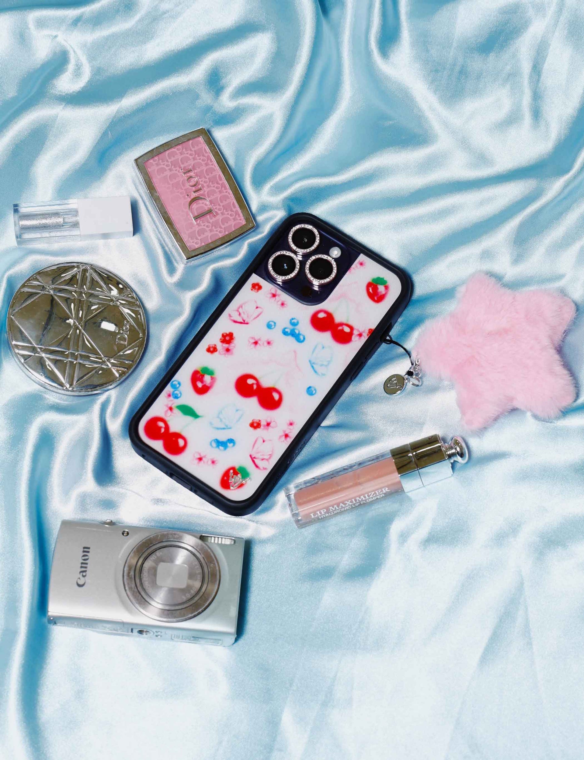 Sweet Cherries iPhone Case with Butterfly Print - Image 36