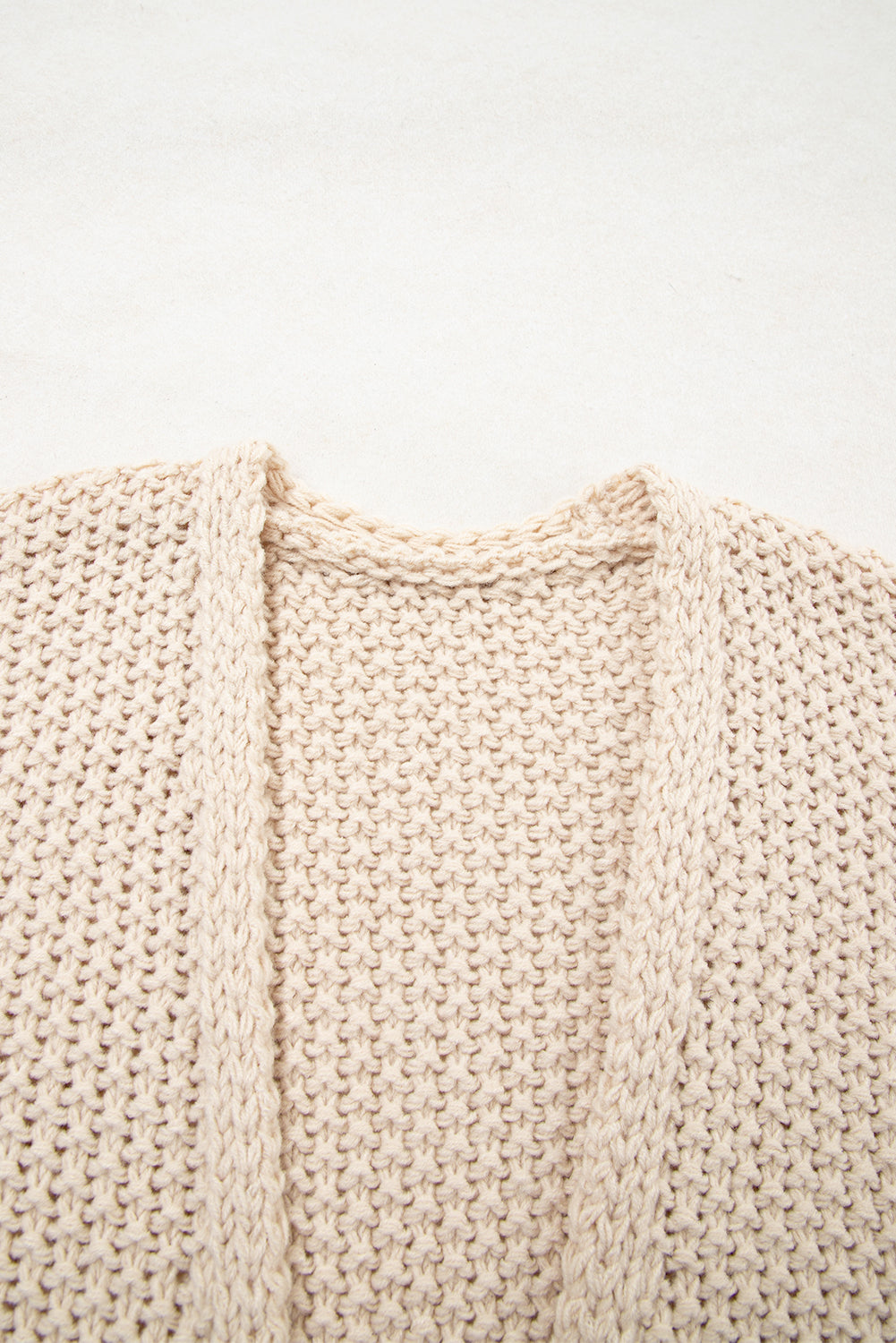 Parchment Crochet Color Block Open Front Cardigan | Knit