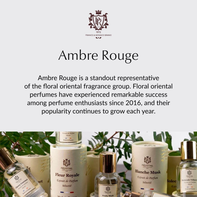Ambre Rouge - Extrait de Parfum | Luxury Amber Perfume Made in France