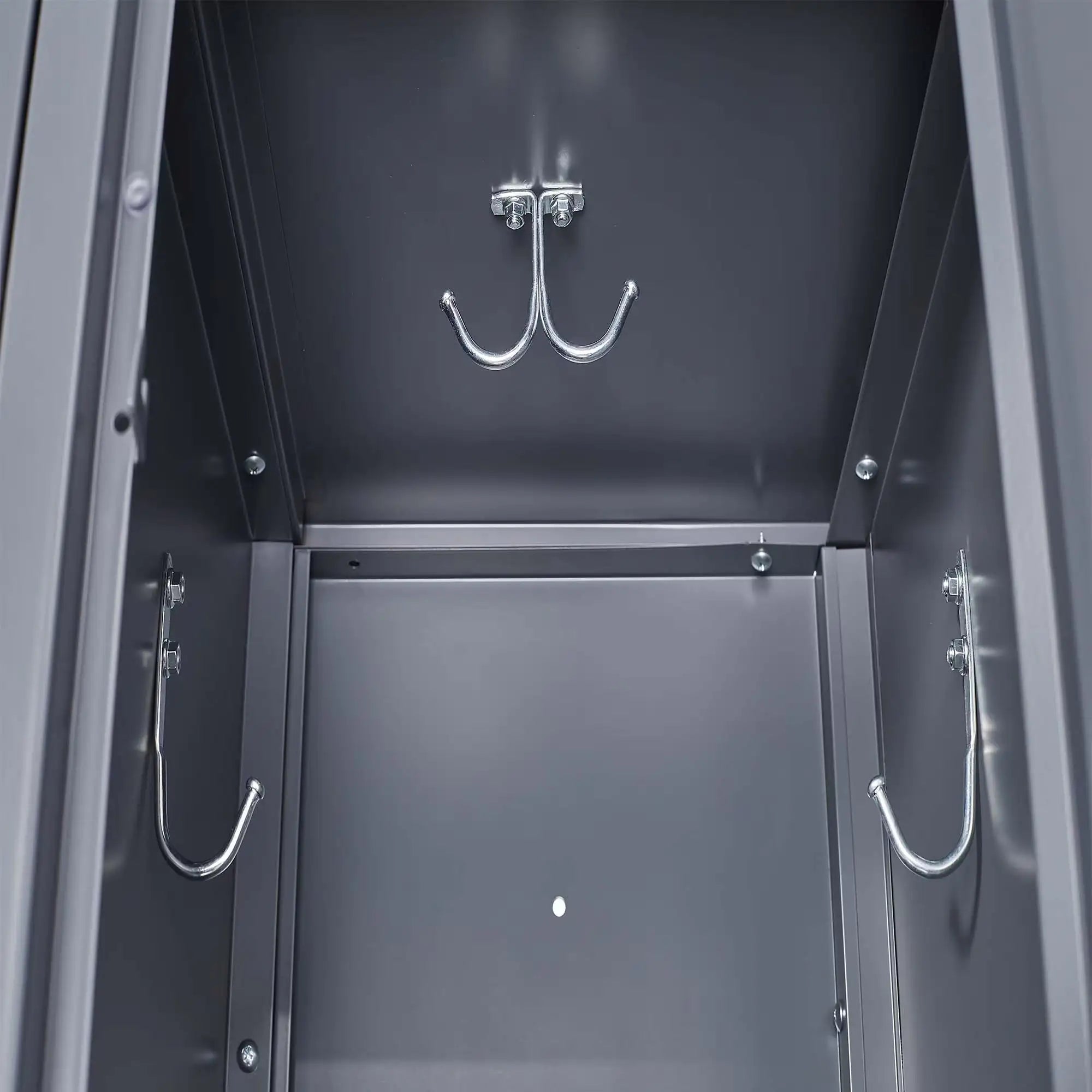 3 Employee Metal Lockers With 72 Inch High Locks, Home Gym Office, School Garage Lockers, Gray