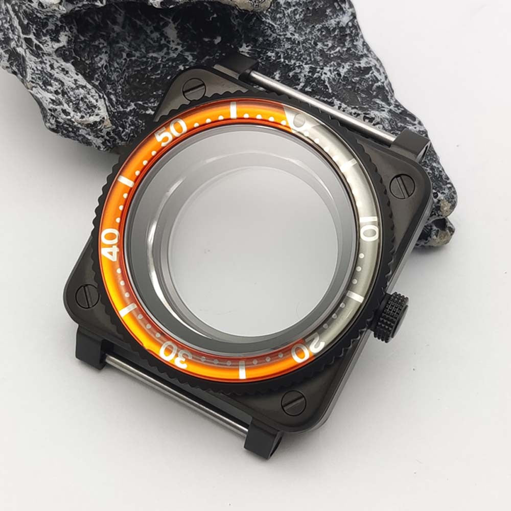 Modified Parts Square Base Watch Case