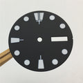 Modified Watch Dial With Luminous Numerals