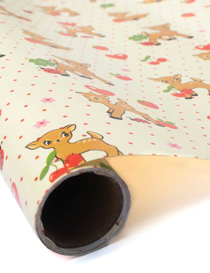 Oh Deer and Red Gingham Hearts Gift Wrap Set - Image 6