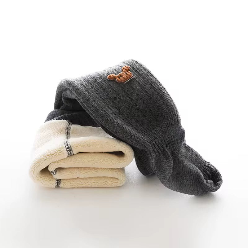 Cozy Fleece-Lined Leggings for Kids- Cozy & Soft