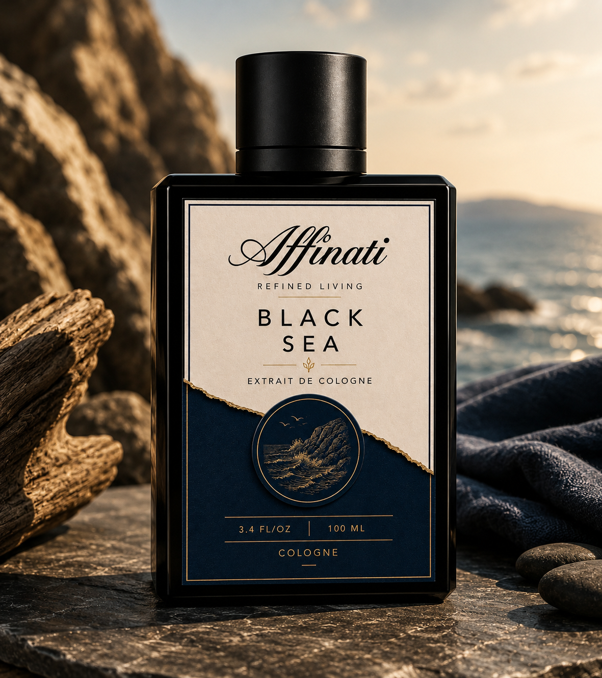 Black Sea Cologne - Mysterious Aquatic Fragrance for Him
