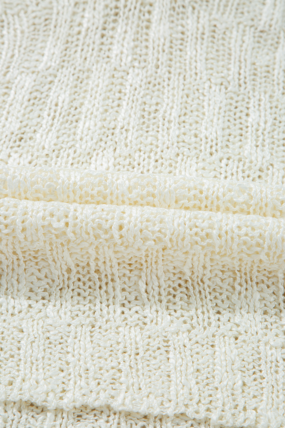 Solid Notched V-Neck Short Sleeve Knit Top