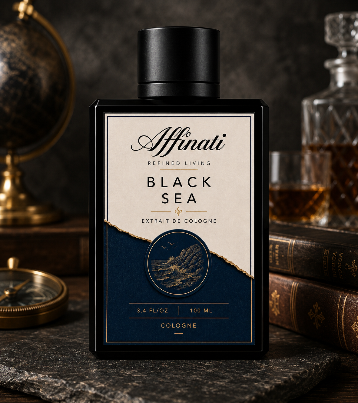 Black Sea Cologne - Mysterious Aquatic Fragrance for Him