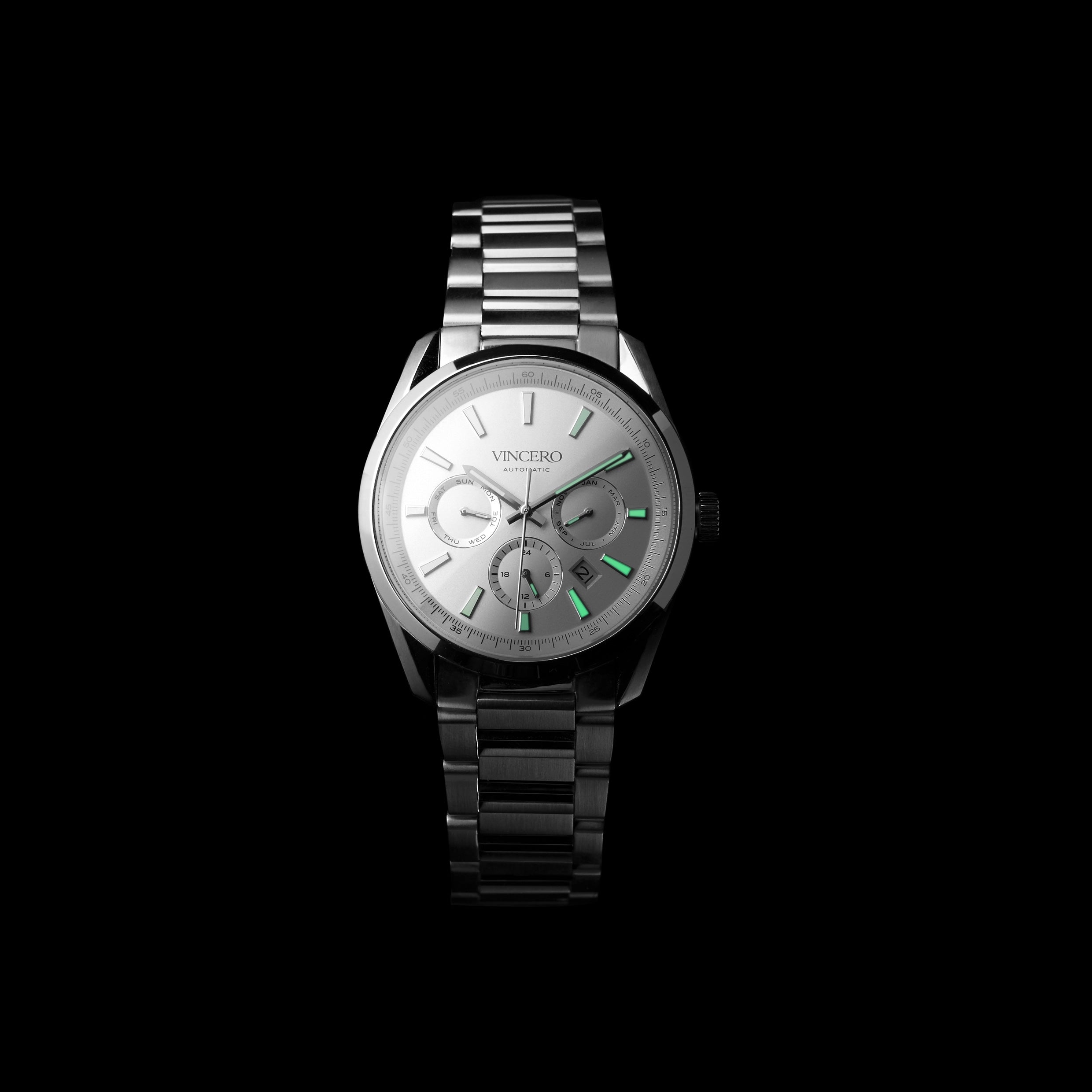 The Reserve Automatic Watch in Gray/Silver 41mm Case