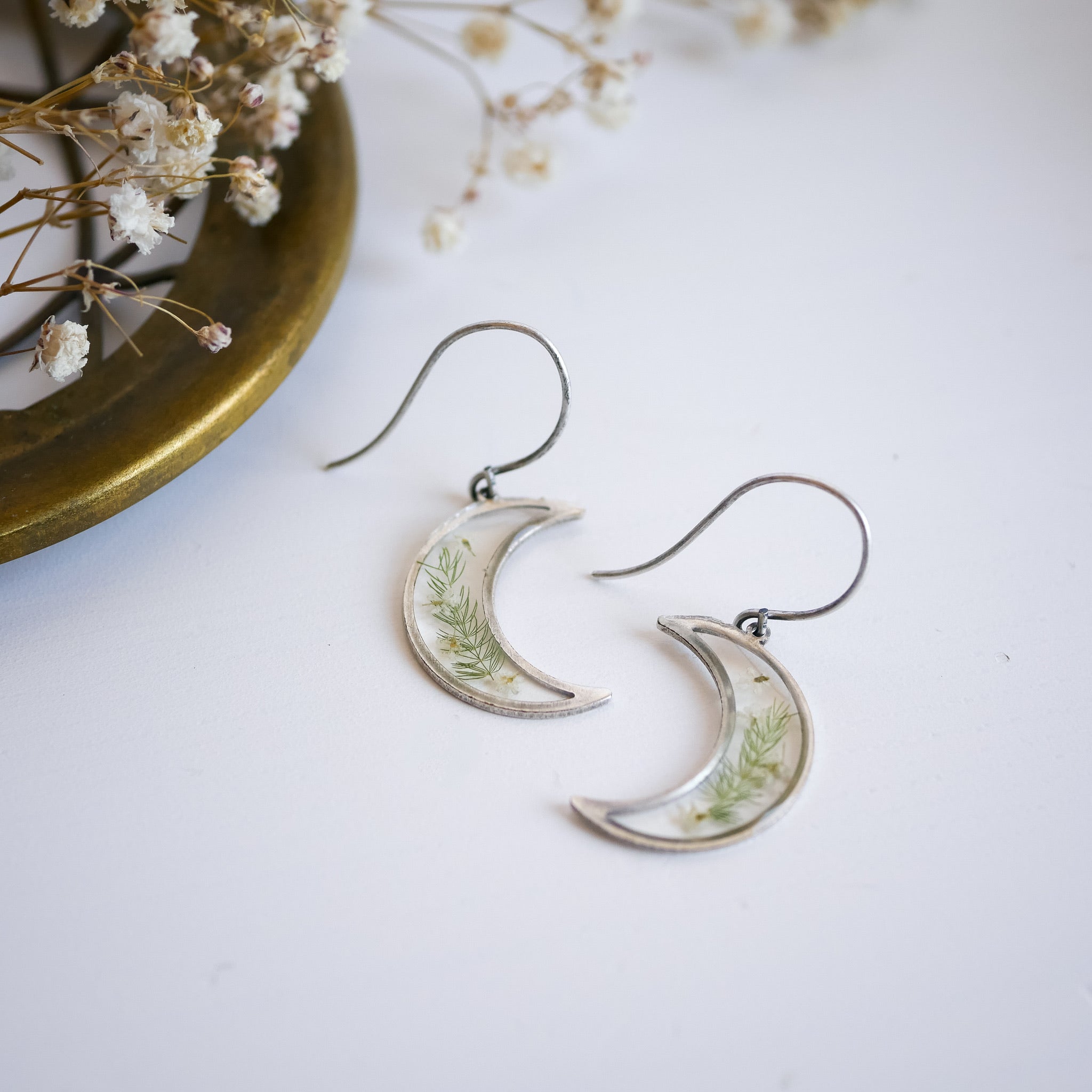 Garden Flower Earrings - Gold & Silver Botanical Posts