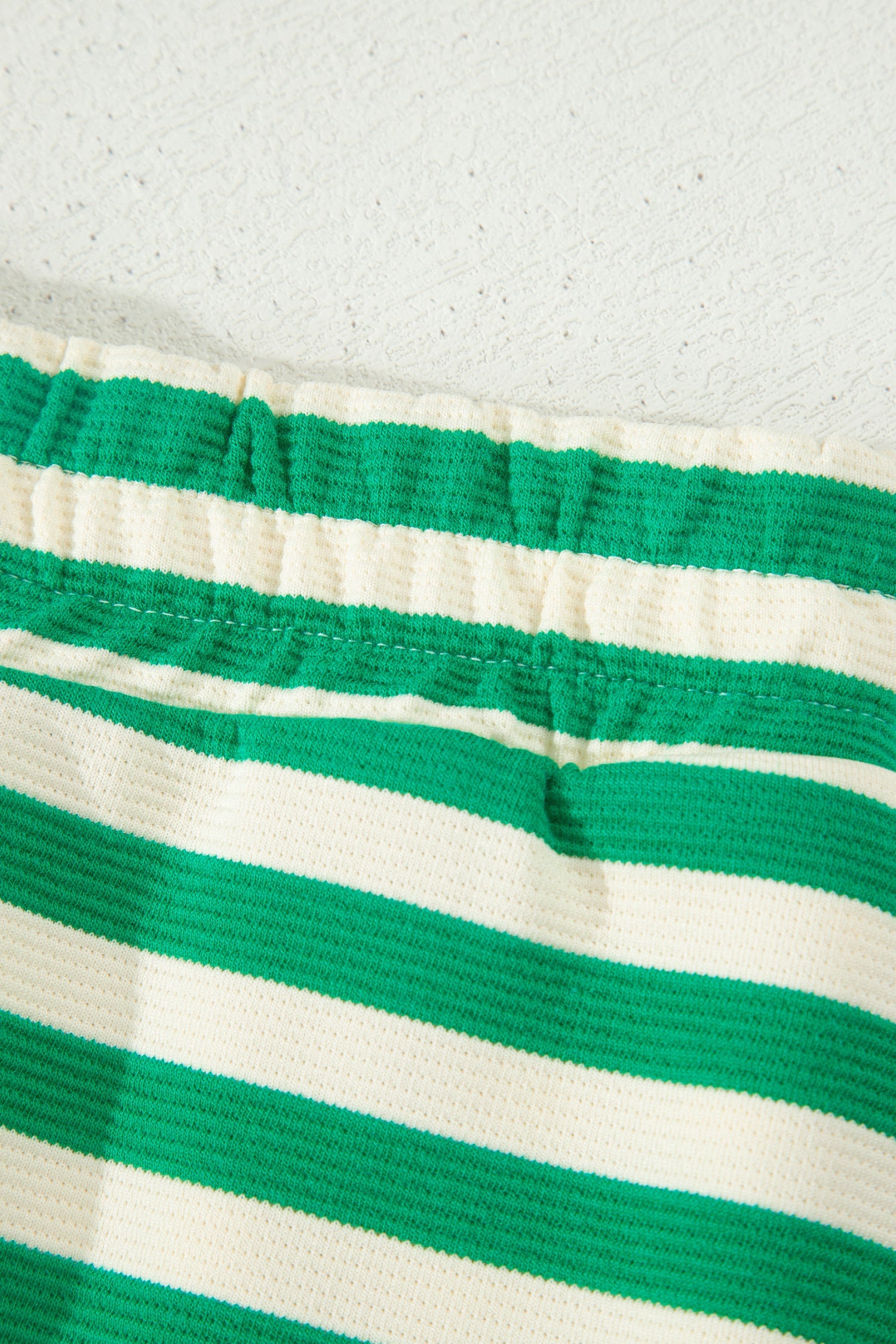 Striped Sleeveless Quarter Zip Knit Skort Set - Women's 2pcs Set