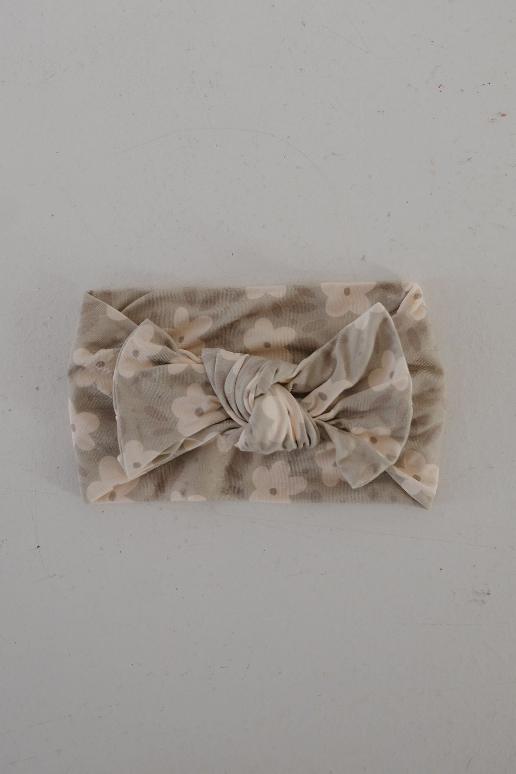 Bamboo Head Wrap | French Gray Floral