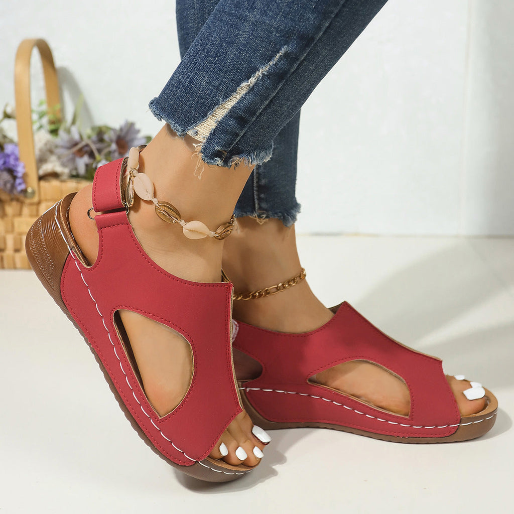 Women's Casual Velcro Strap Sandals
