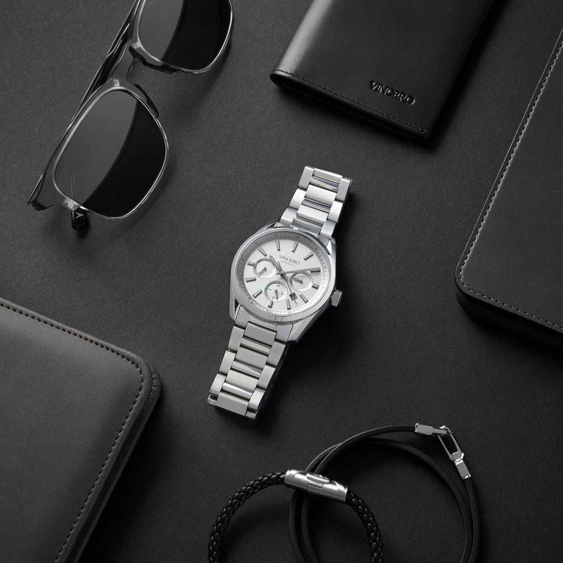 The Reserve Automatic Watch in Gray/Silver 41mm Case