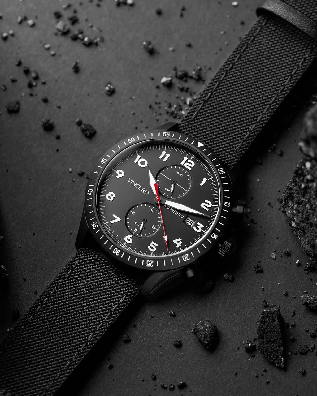 Altitude Set in Matte Black and Red Performance Coordinated Outfit