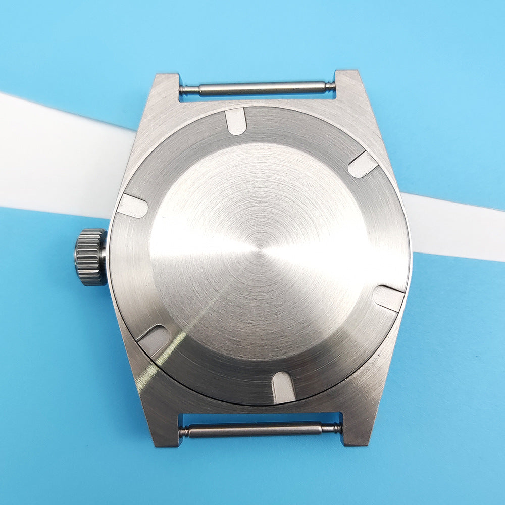 Glass Brushed Stainless Steel Case Fashion
