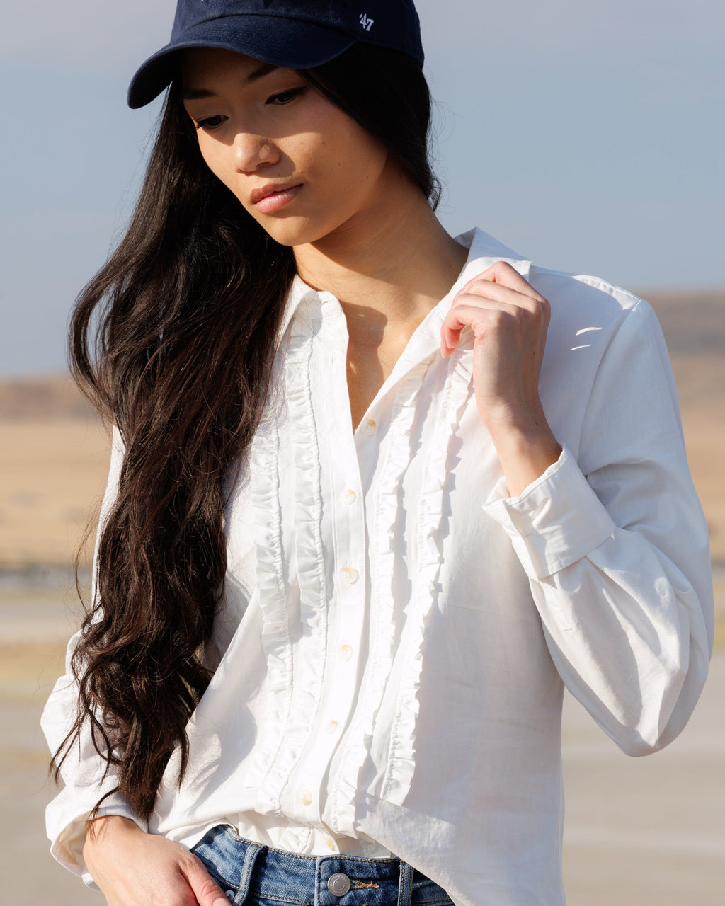 Signature Tuxedo Button Down