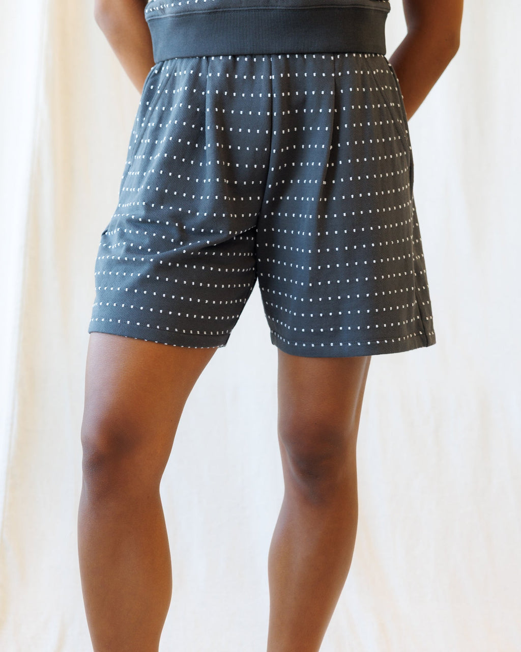 On Repeat Wide-Leg Sweat Short with Front Pleats