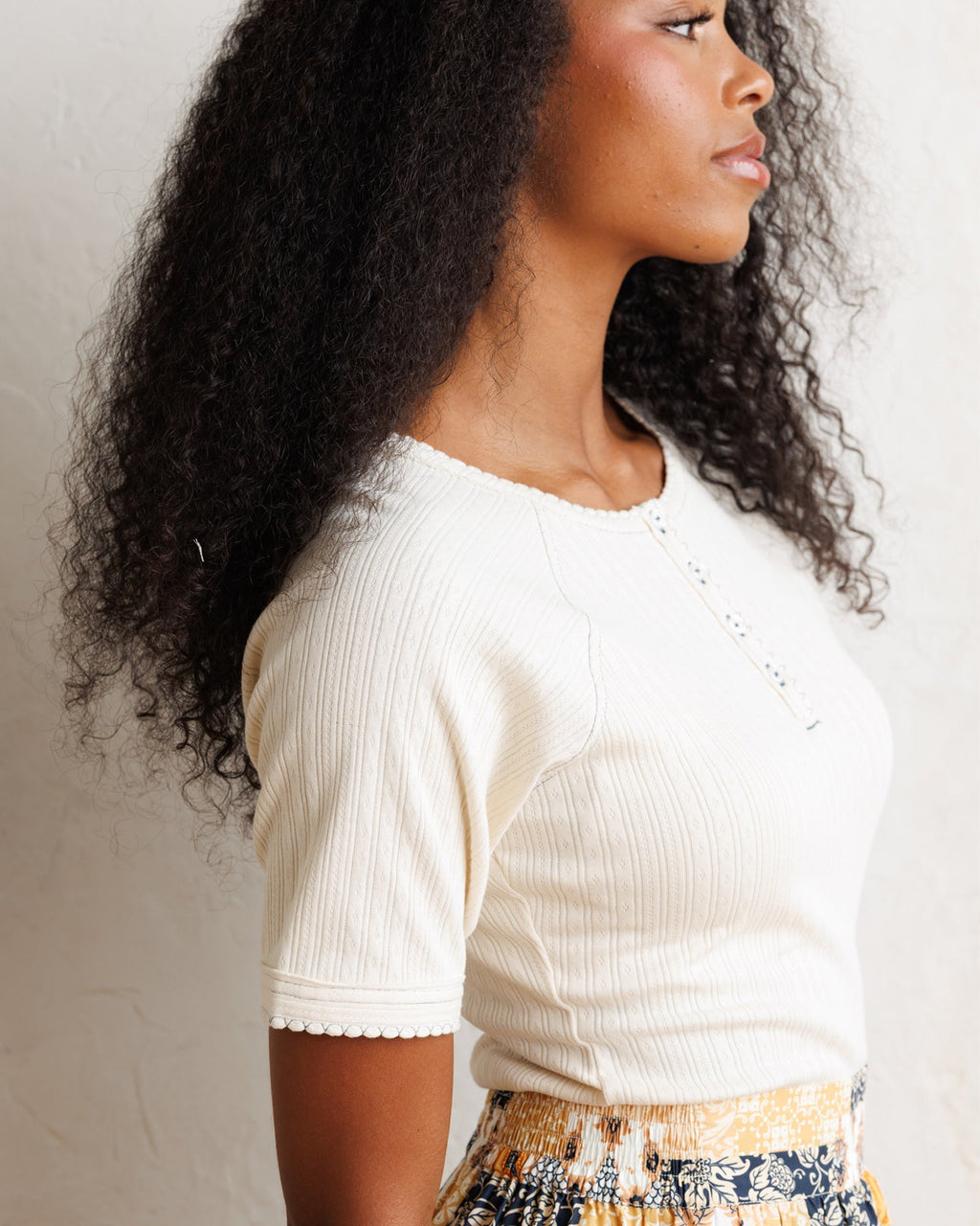 Pointelle Pretty Top