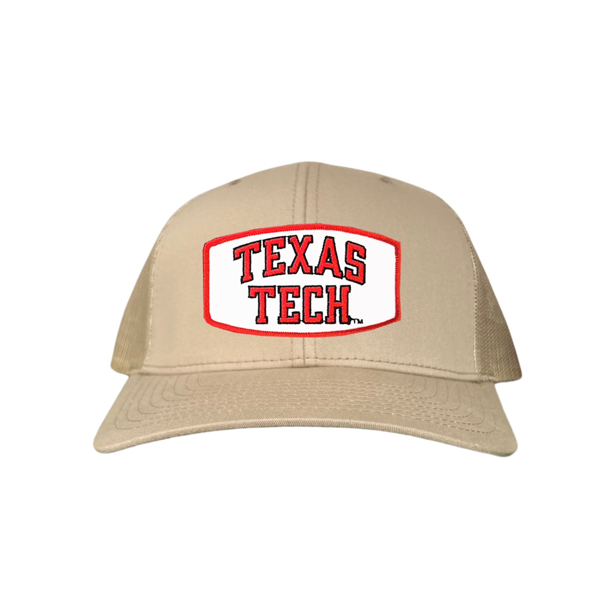 Texas Tech Red Raiders Rectangle Patch Mesh Snapback Hat