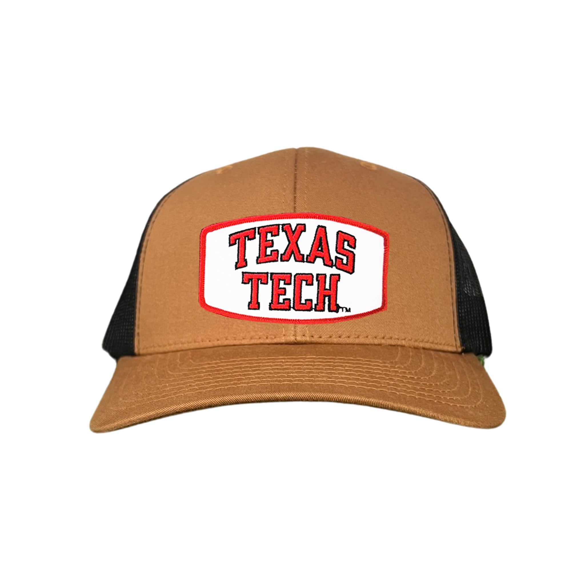 Texas Tech Red Raiders Rectangle Patch Mesh Snapback Hat