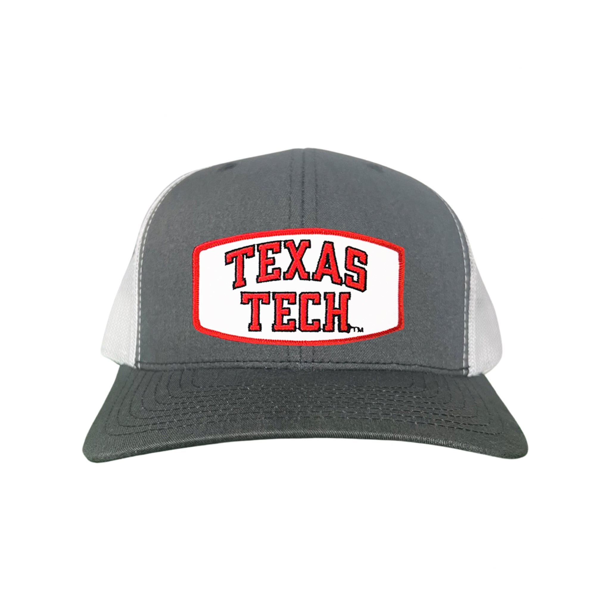 Texas Tech Red Raiders Rectangle Patch Mesh Snapback Hat