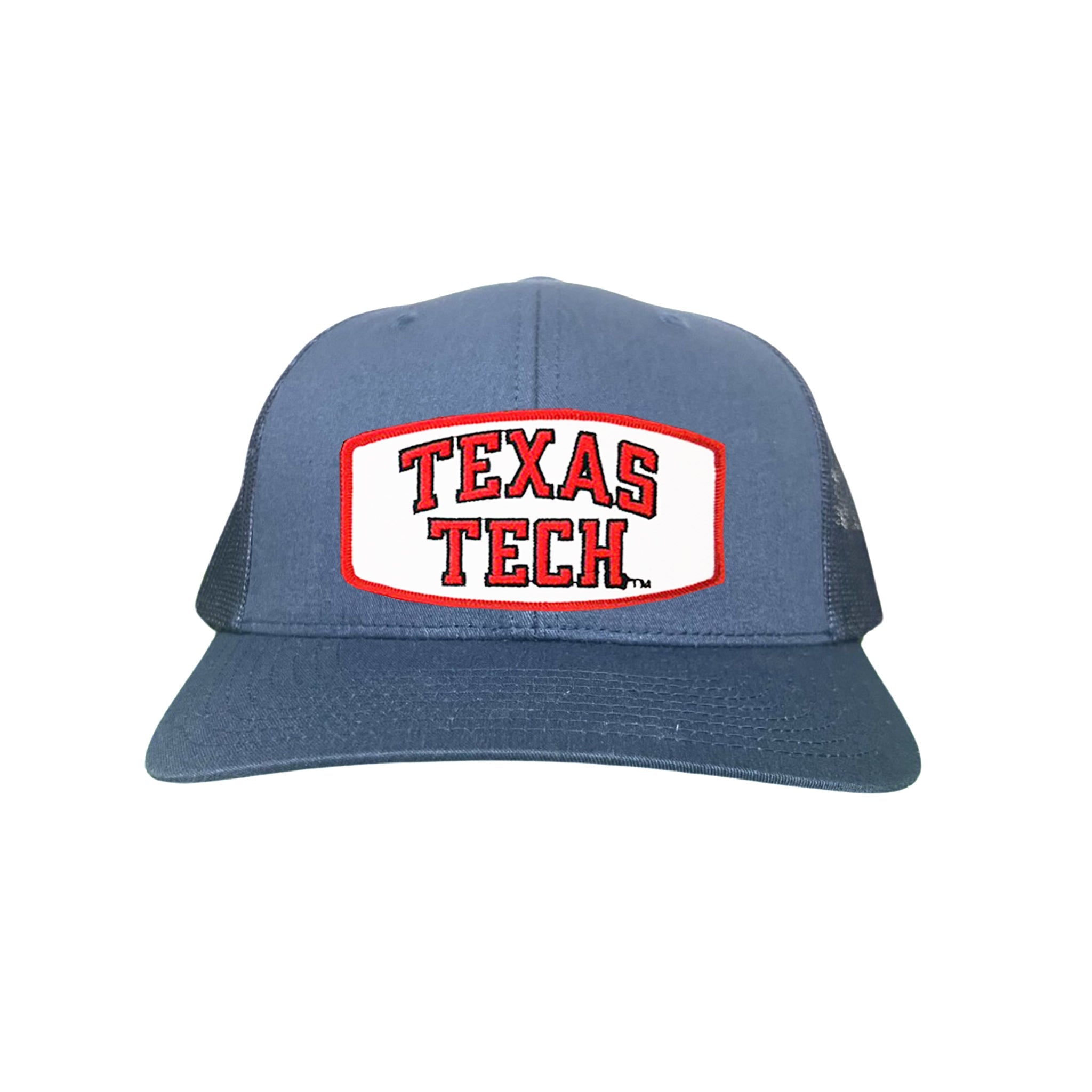 Texas Tech Red Raiders Rectangle Patch Mesh Snapback Hat