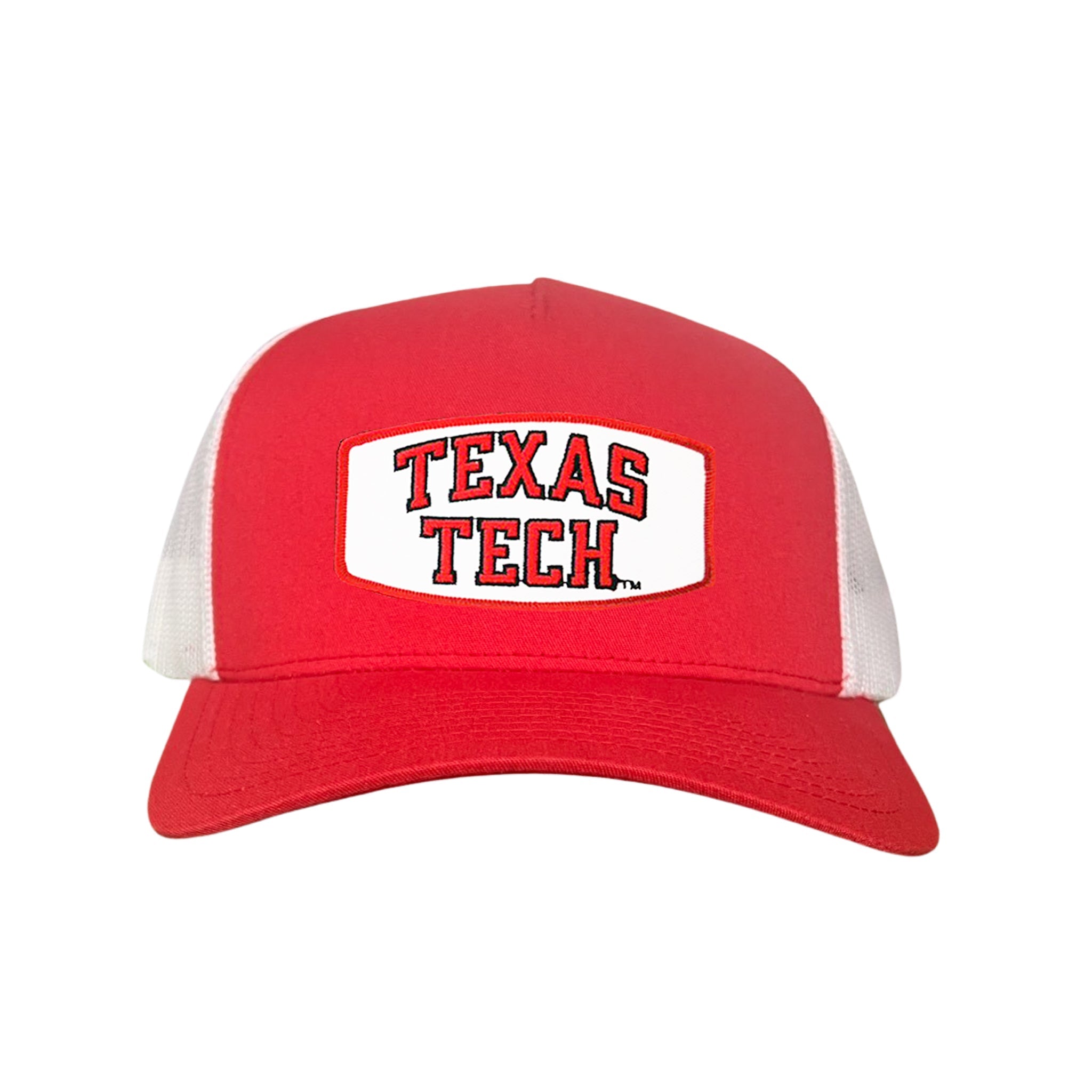 Texas Tech Red Raiders Rectangle Patch Mesh Snapback Hat