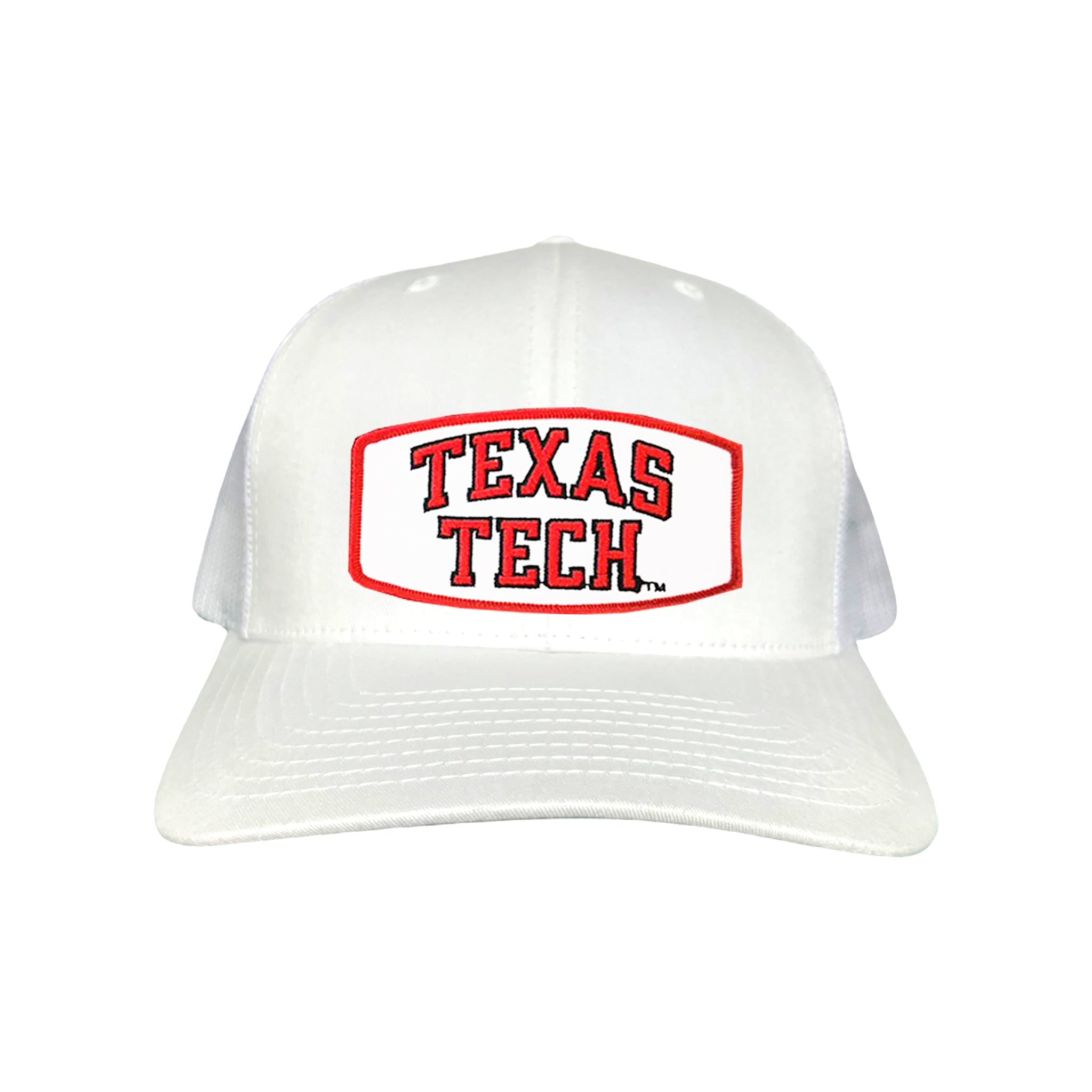 Texas Tech Red Raiders Rectangle Patch Mesh Snapback Hat