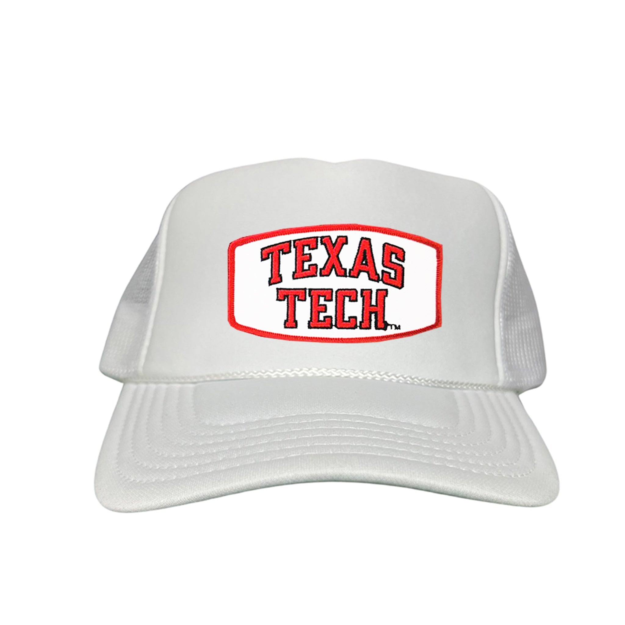 Texas Tech Red Raiders Rectangle Patch Mesh Snapback Hat