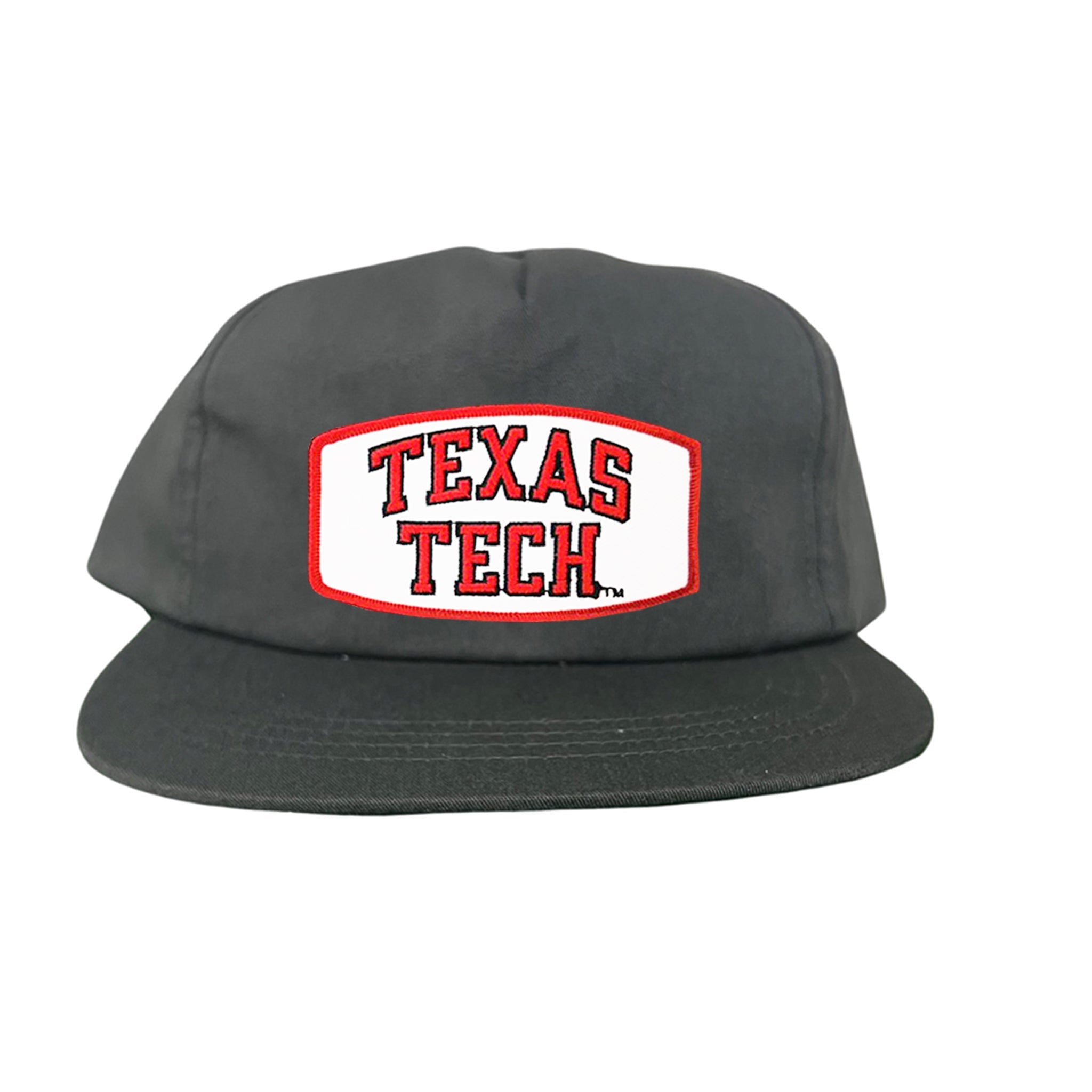 Texas Tech Red Raiders Rectangle Patch Mesh Snapback Hat