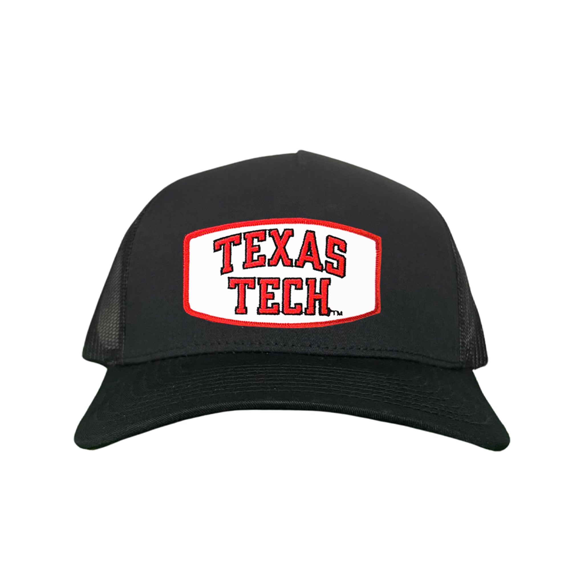 Texas Tech Red Raiders Rectangle Patch Mesh Snapback Hat