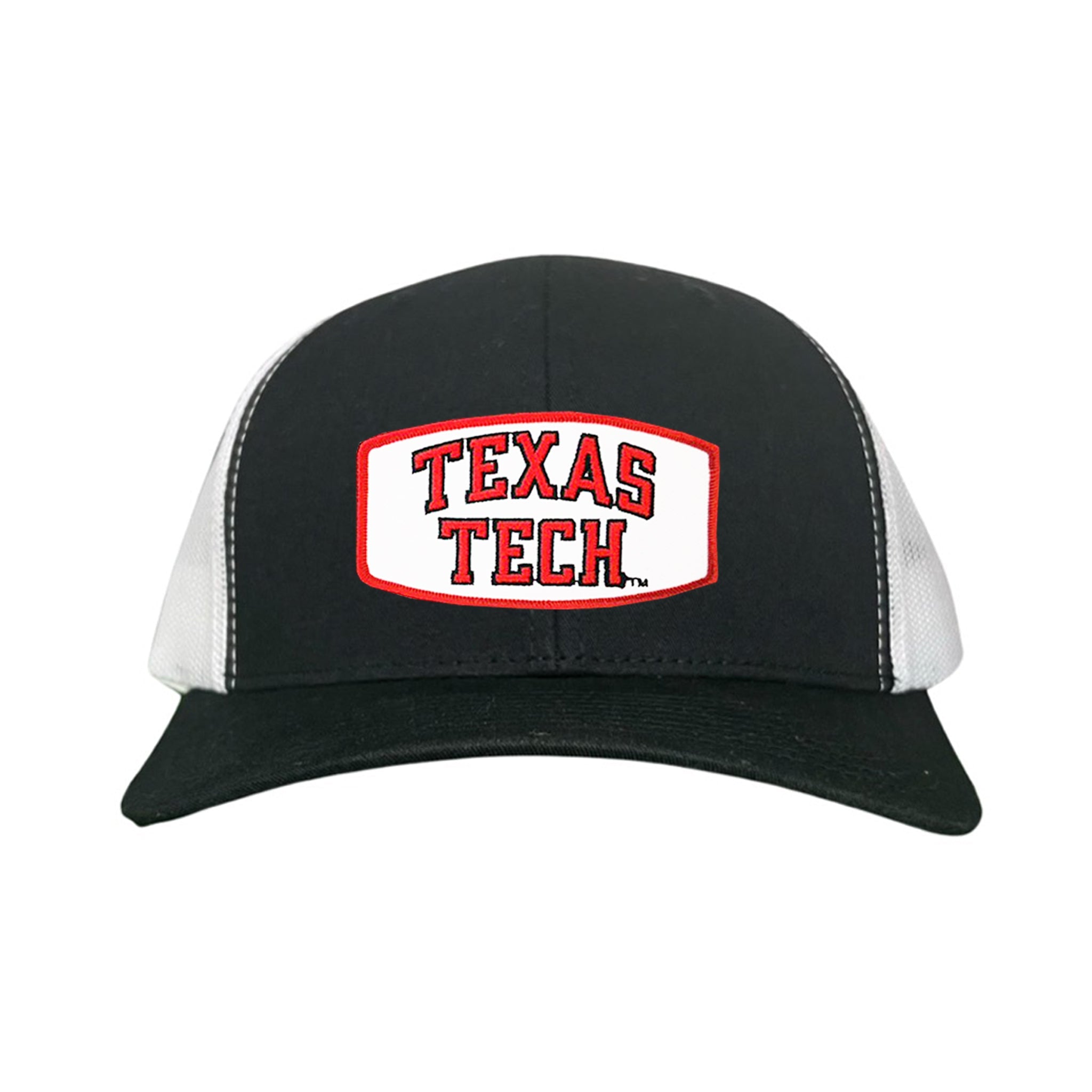 Texas Tech Red Raiders Rectangle Patch Mesh Snapback Hat