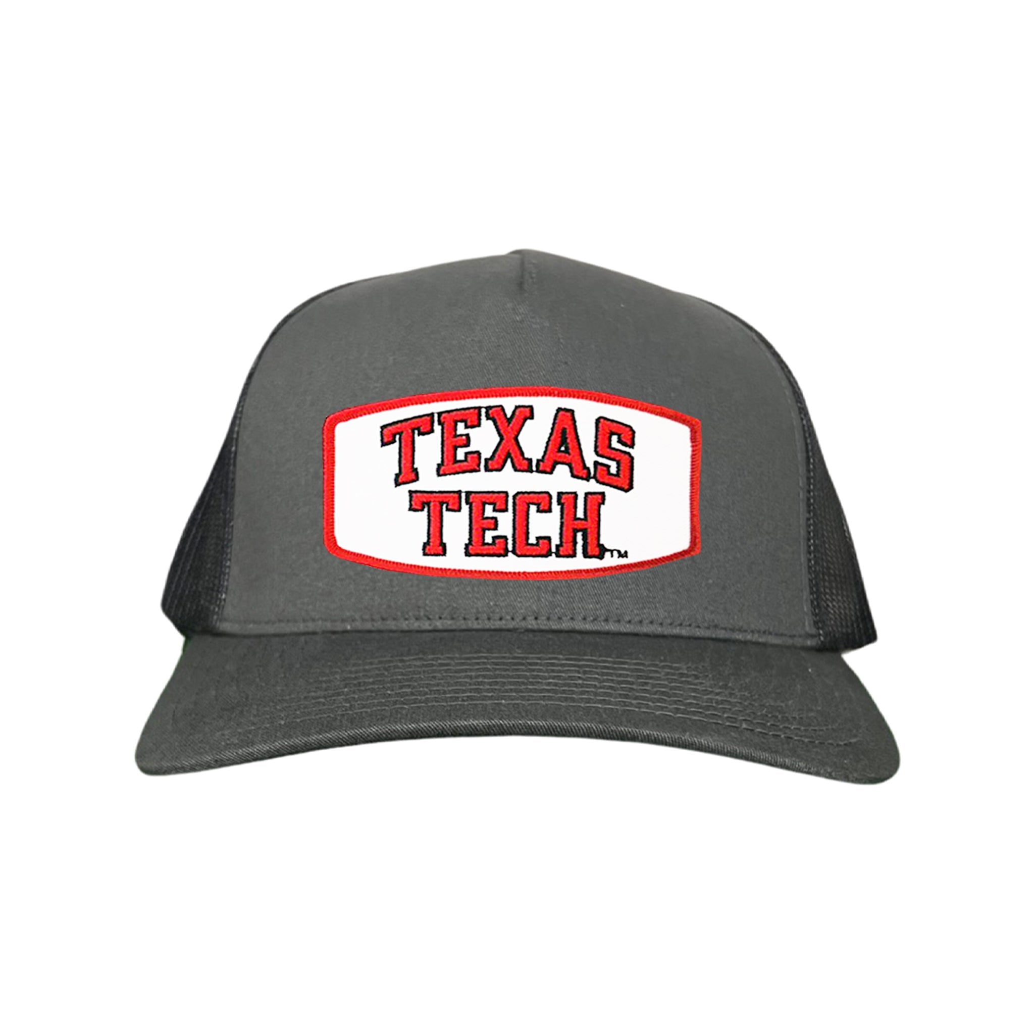 Texas Tech Red Raiders Rectangle Patch Mesh Snapback Hat