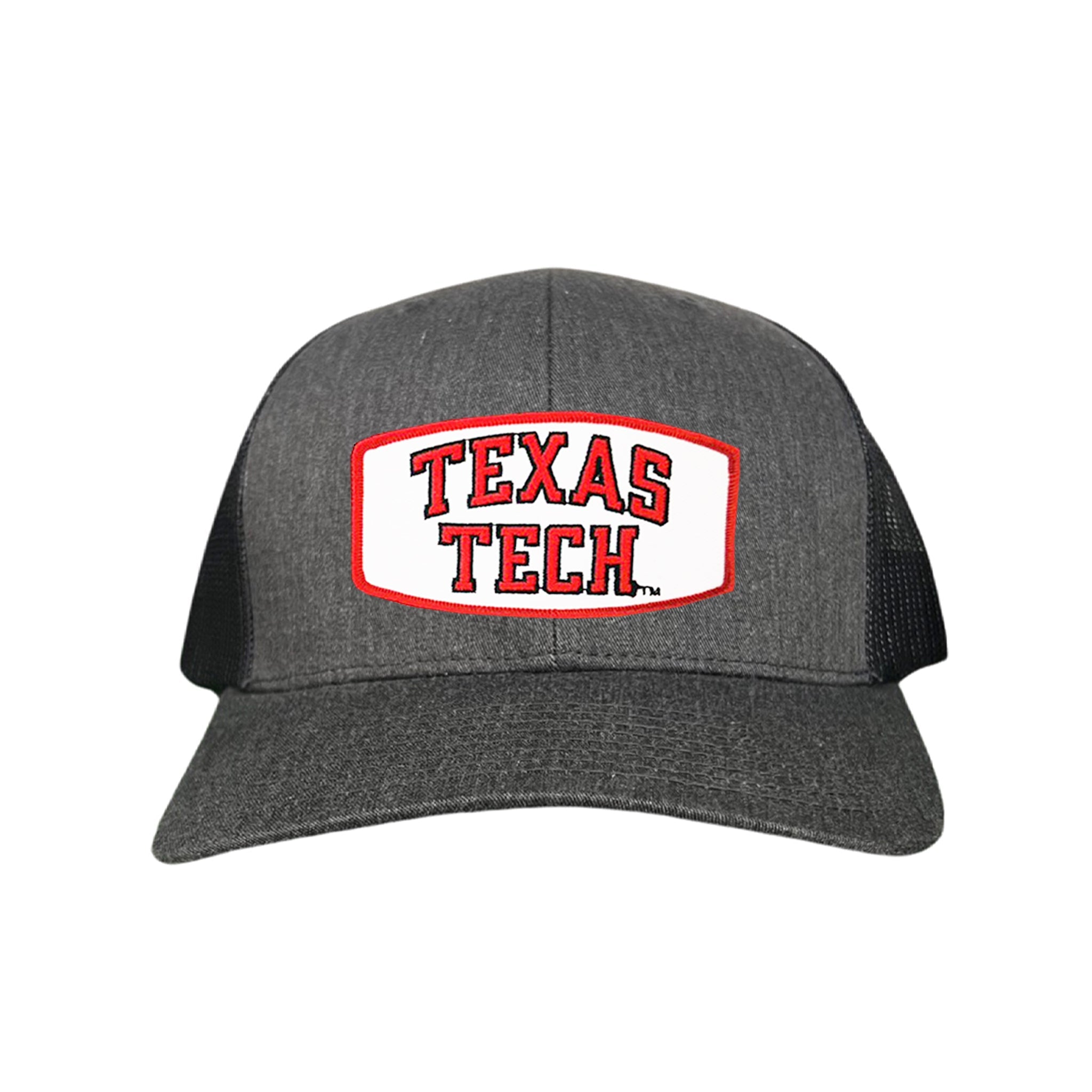 Texas Tech Red Raiders Rectangle Patch Mesh Snapback Hat
