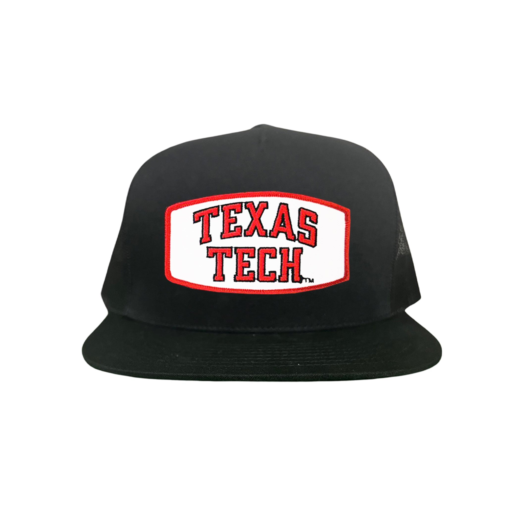 Texas Tech Red Raiders Rectangle Patch Mesh Snapback Hat