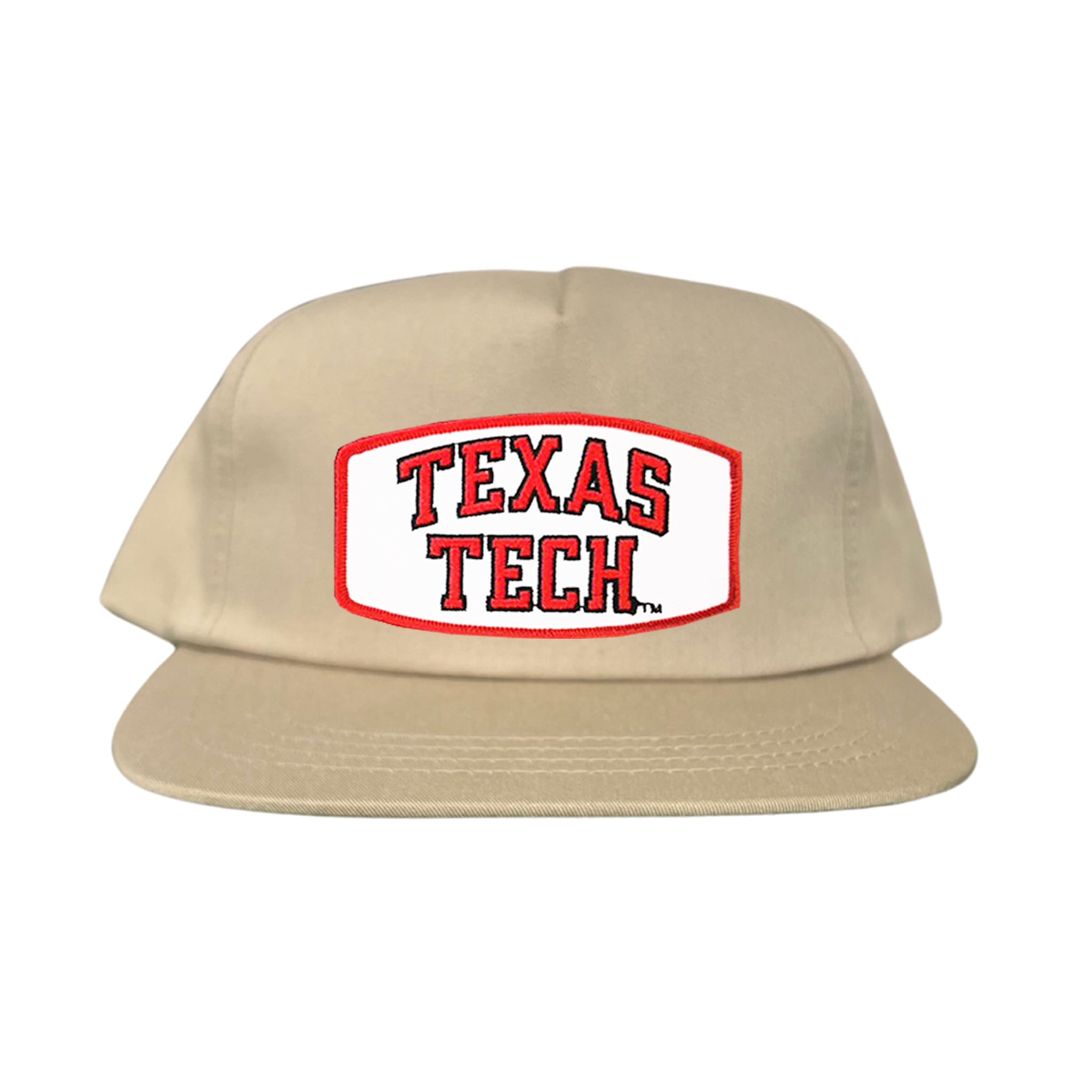 Texas Tech Red Raiders Rectangle Patch Mesh Snapback Hat