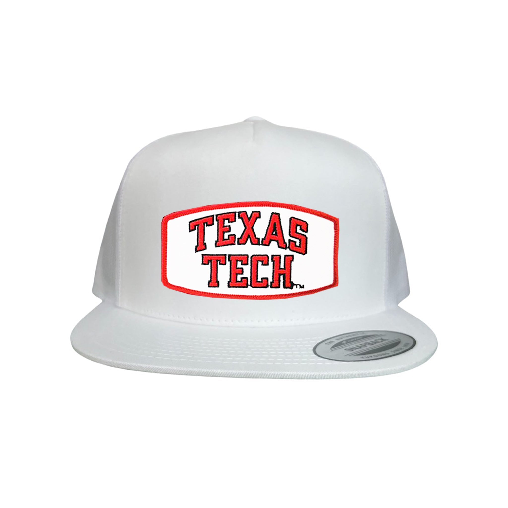 Texas Tech Red Raiders Rectangle Patch Mesh Snapback Hat