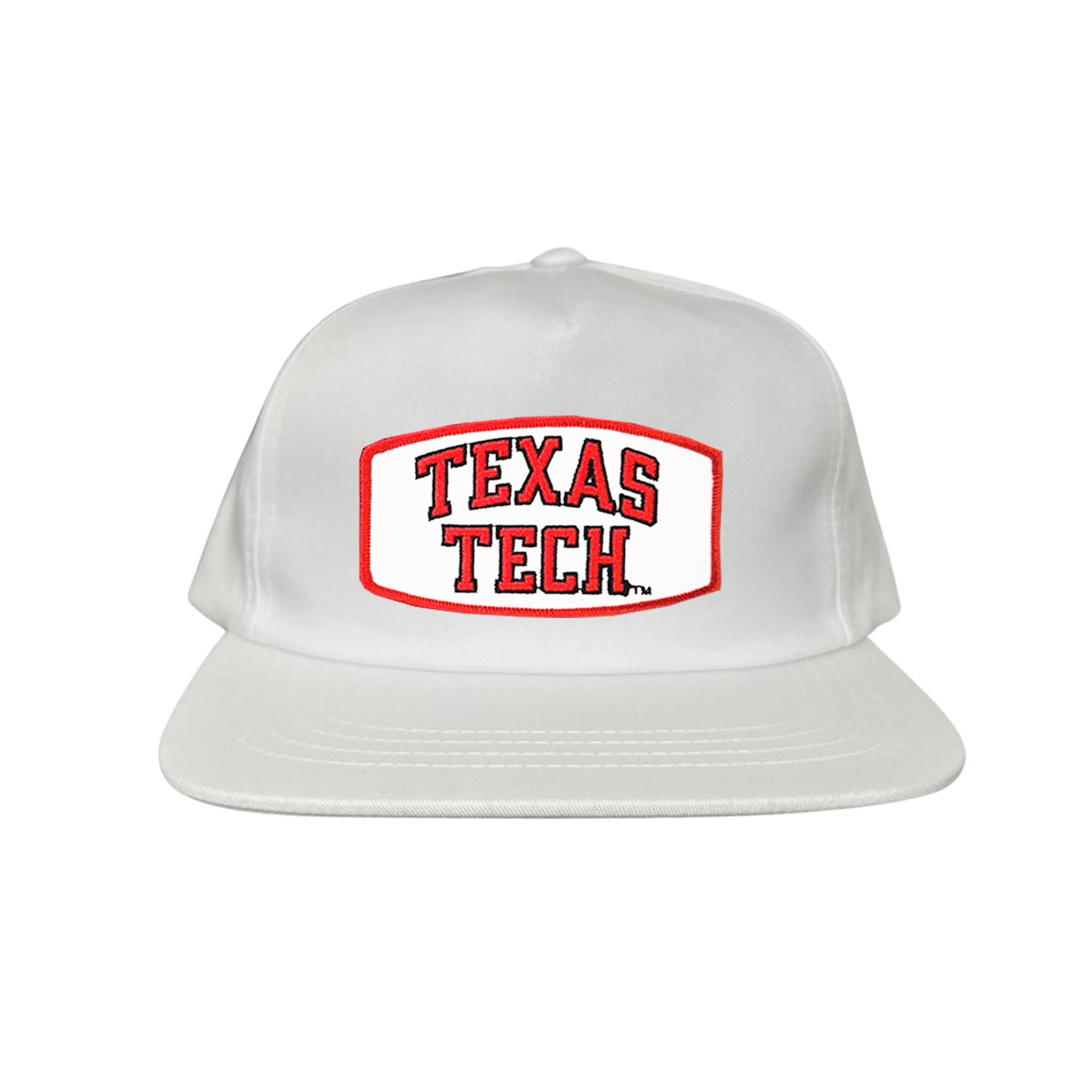 Texas Tech Red Raiders Rectangle Patch Mesh Snapback Hat