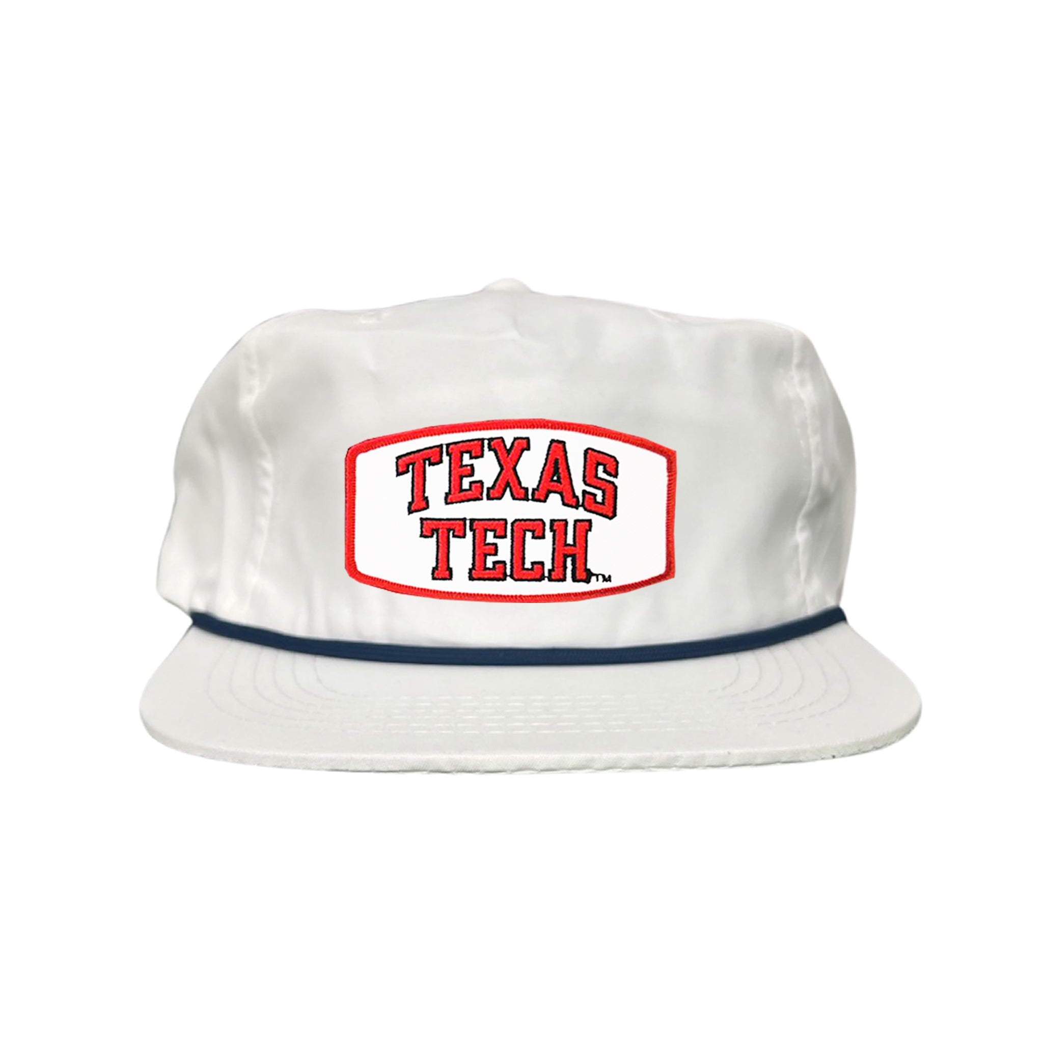 Texas Tech Red Raiders Rectangle Patch Mesh Snapback Hat