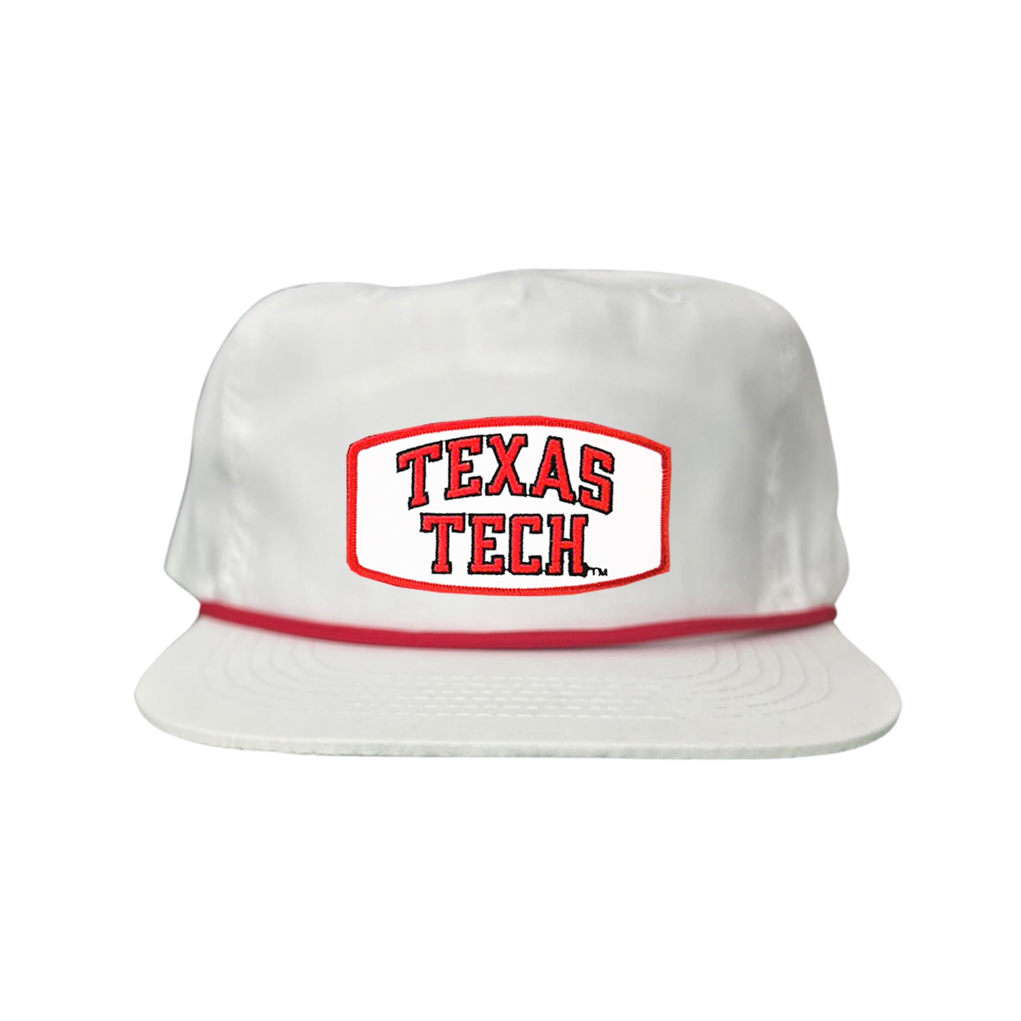 Texas Tech Red Raiders Rectangle Patch Mesh Snapback Hat
