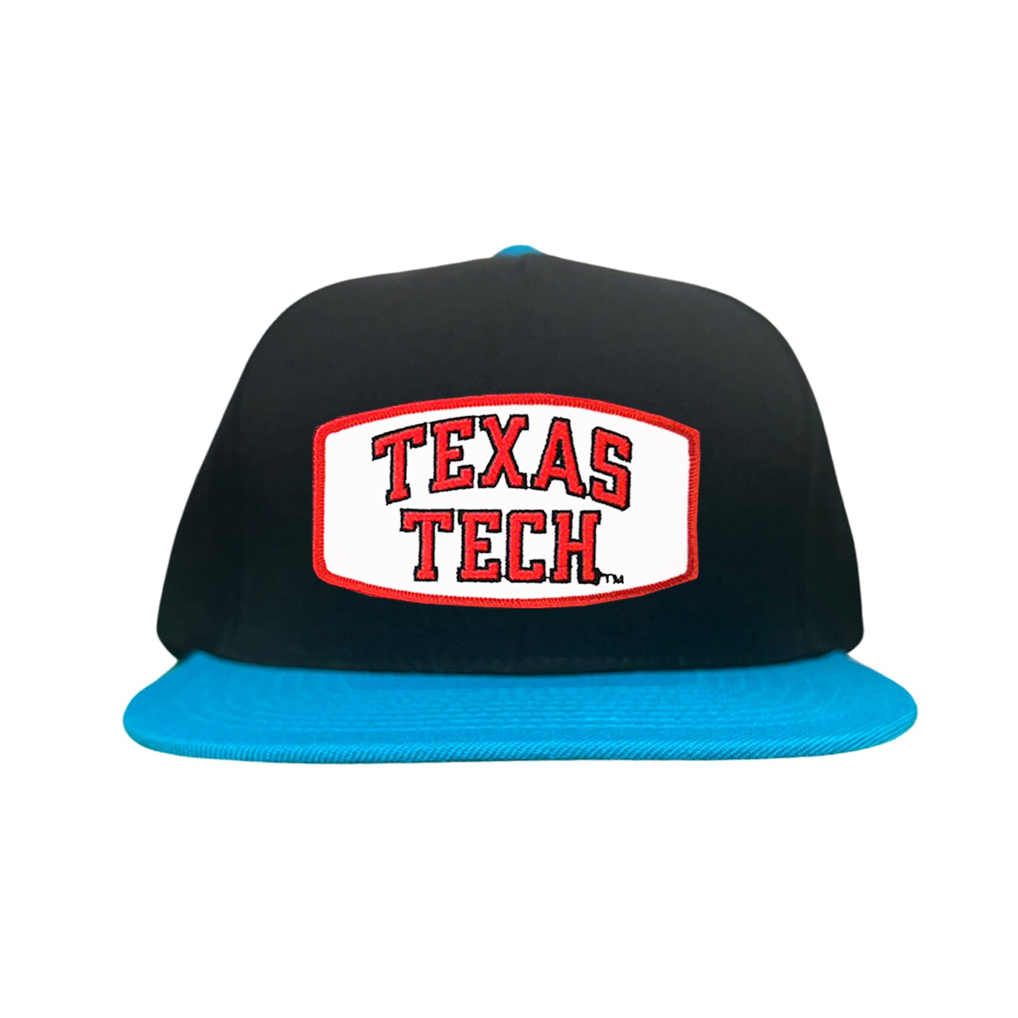 Texas Tech Red Raiders Rectangle Patch Mesh Snapback Hat