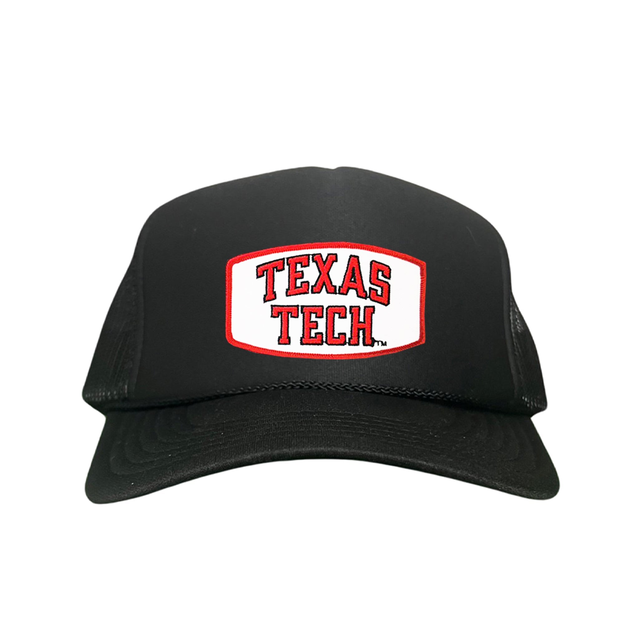 Texas Tech Red Raiders Rectangle Patch Mesh Snapback Hat