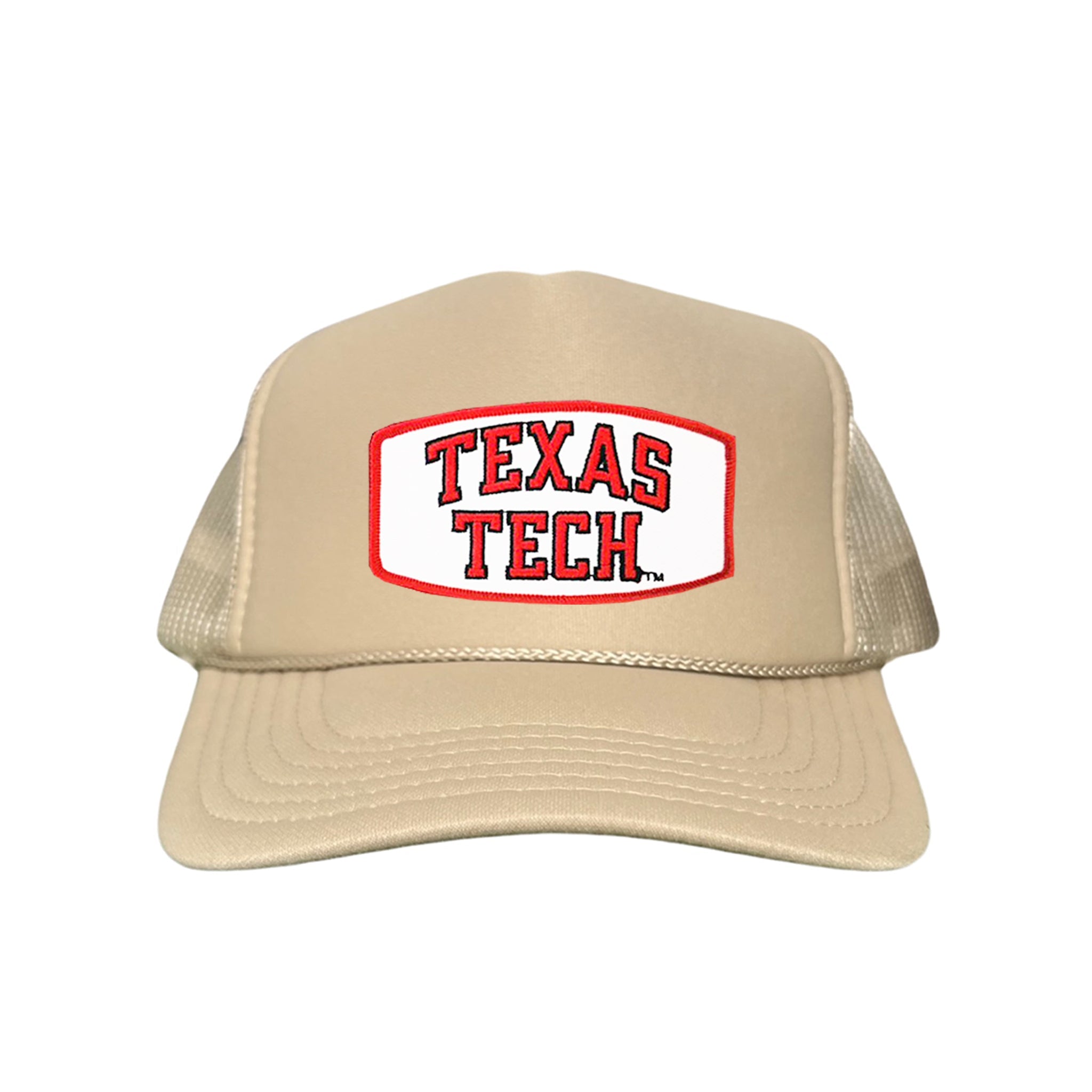 Texas Tech Red Raiders Rectangle Patch Mesh Snapback Hat