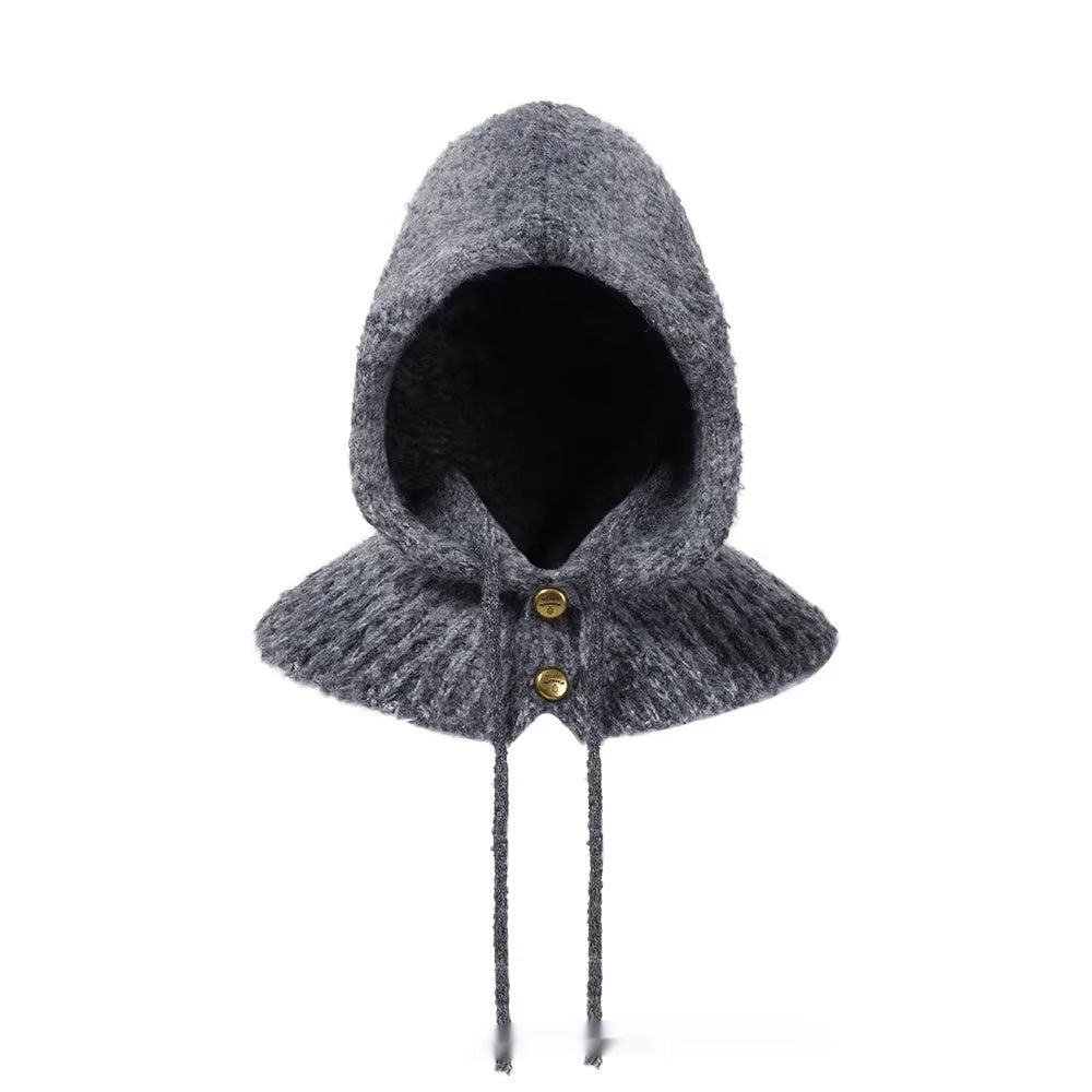 Women's Tie-Dye Balaclava – Warm Winter Hat & Scarf