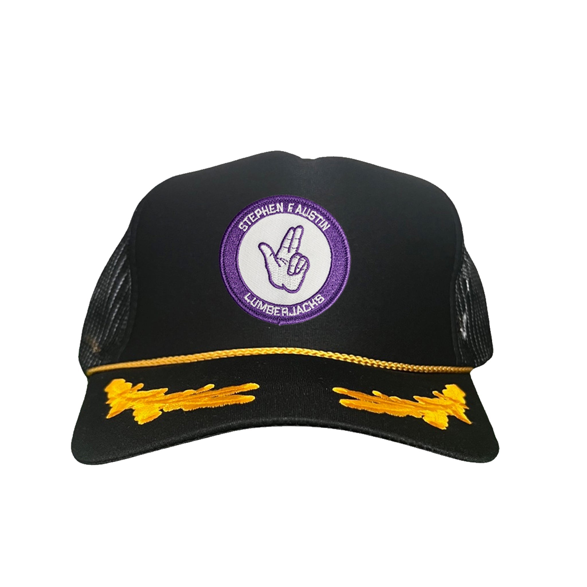 SFA Axe 'Em Hand Curved Bill Mesh Snapback Hat