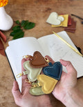 Leather Heart Charm
