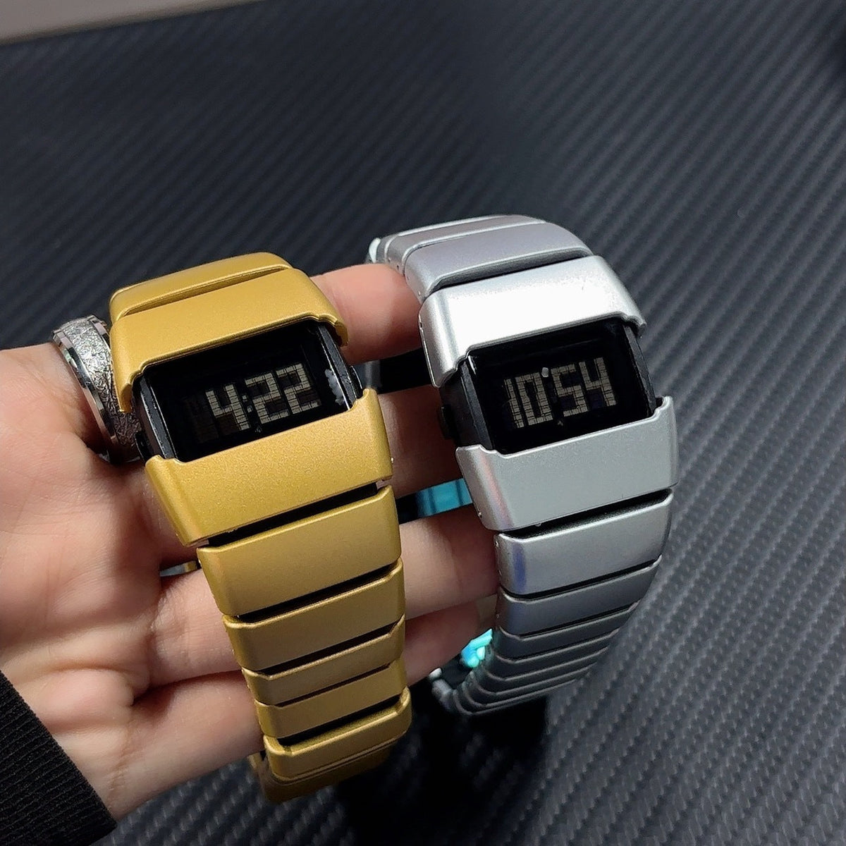 Oblong Medieval Millennium Retro Square Watch