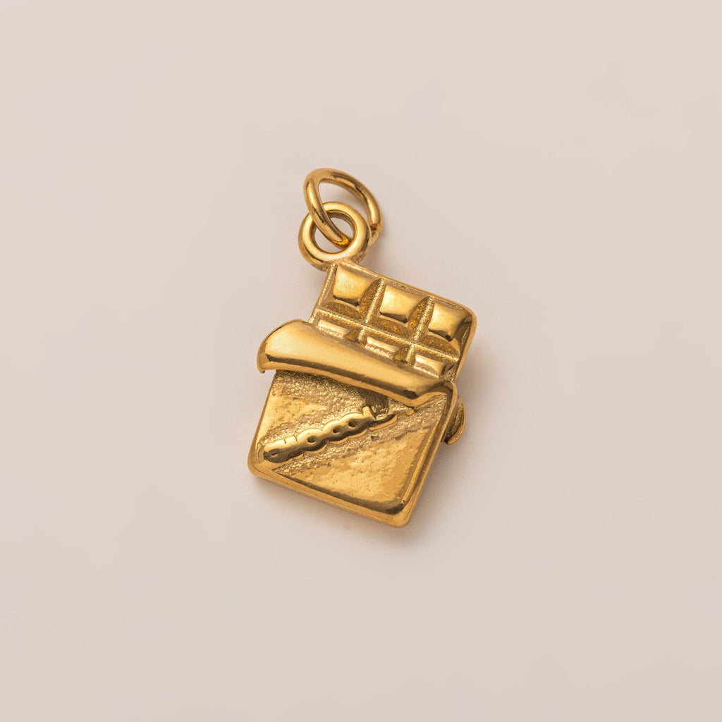 18K Gold Vacuum Plated Small Pendant Necklace