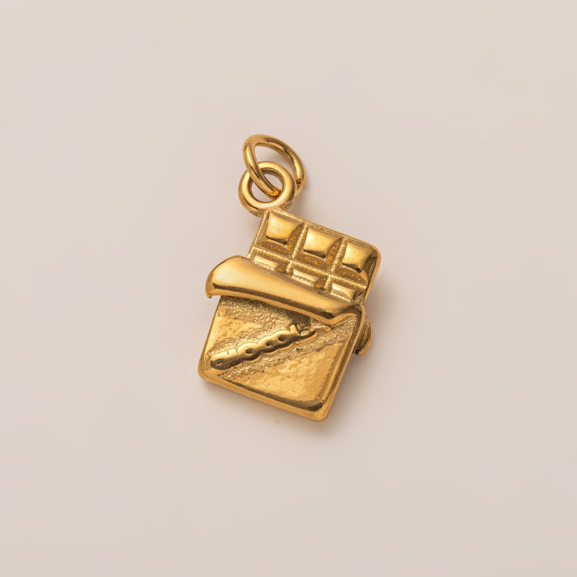 18K Gold Vacuum Plated Small Pendant Necklace